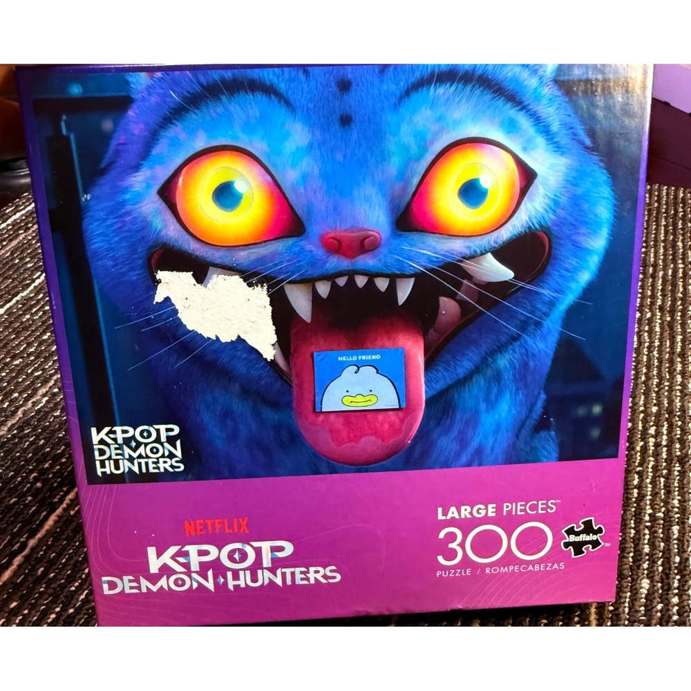 Buffalo K-Pop Demon Hunters Puzzle 300pc New Netflix Neon Large Piece 42200